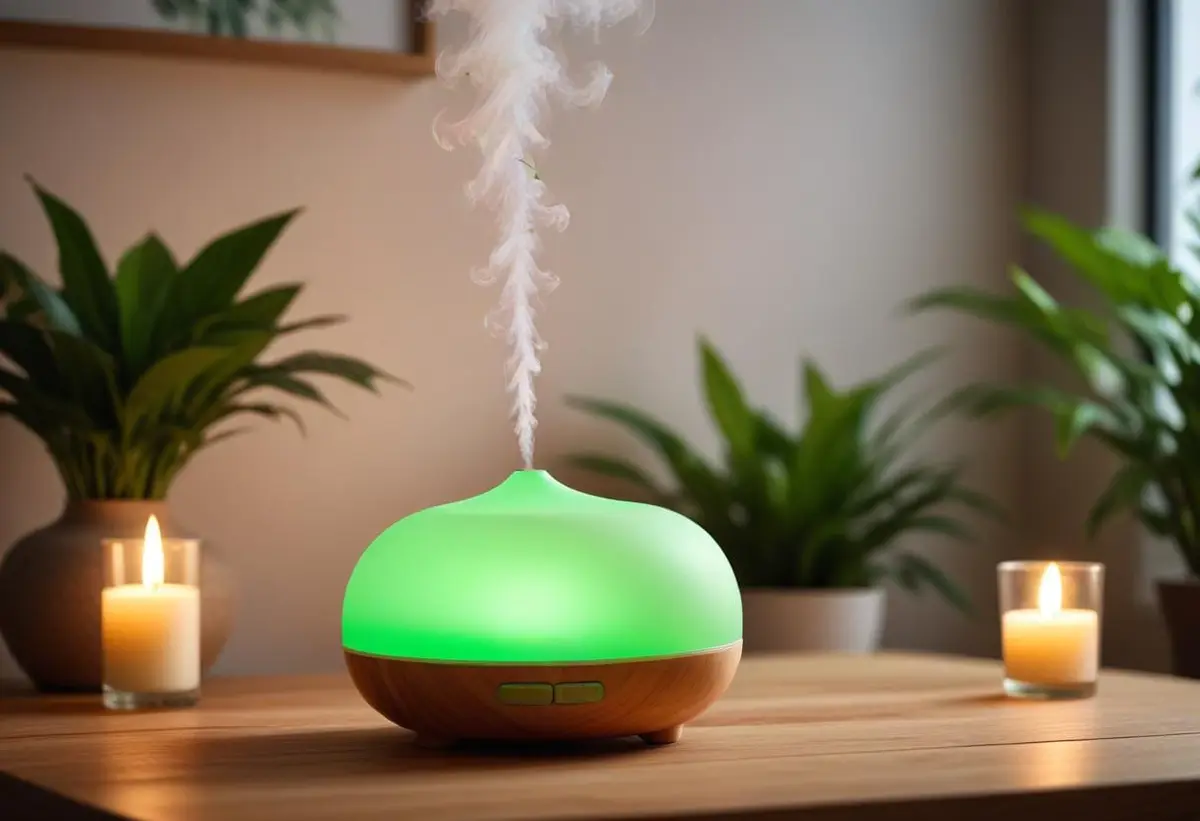 Skapa en avkopplande atmosfär med aroma diffuser illustration