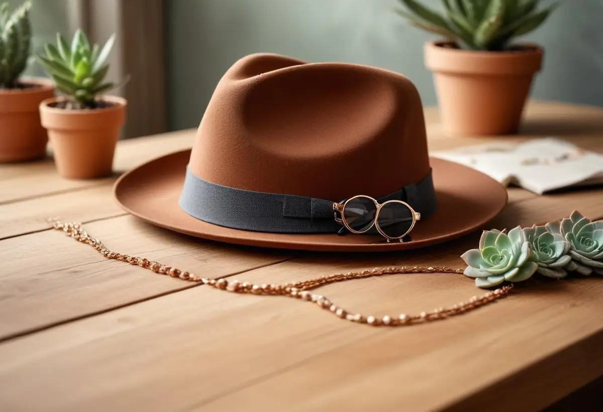 Styla din look med en cool fedora hatt! illustration