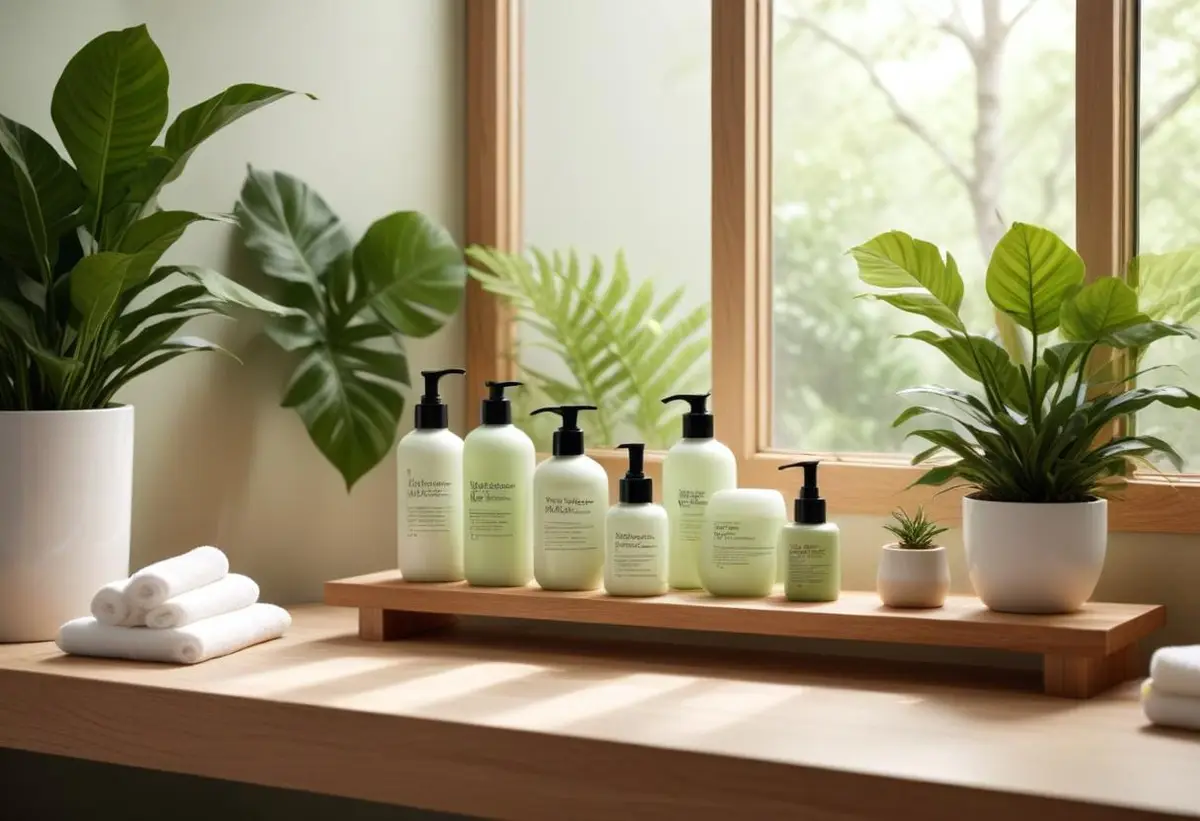 Hitta din perfekta leave-in conditioner för strålande hår illustration